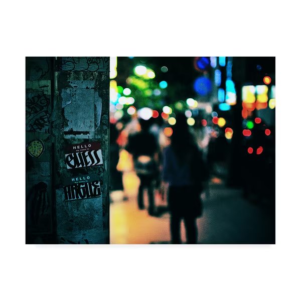 Tatsuo Suzuki 'Hello Good Bye' Canvas Art, 14x19, Trademark Fine Art, Mfr#: 1X08313-C1419GG